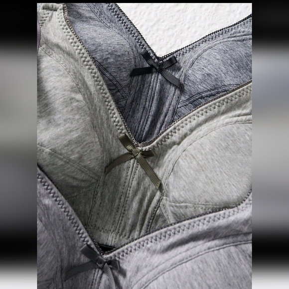 New 3PCS  Comfortable Sleep Multicolor Wireless Soft Cup Solid Underwear Bra - Picture 4 of 6